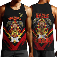 Noble Shriners Men Tank Top Masonic Egyptian Pharaoh Scimitar Emblem