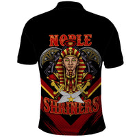 Noble Shriners Polo Shirt Masonic Egyptian Pharaoh Scimitar Emblem