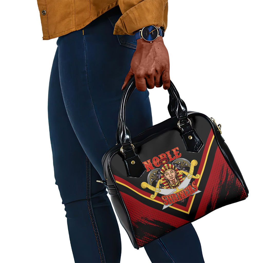 Noble Shriners Shoulder Handbag Masonic Egyptian Pharaoh Scimitar Emblem