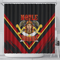 Noble Shriners Shower Curtain Masonic Egyptian Pharaoh Scimitar Emblem