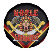 Noble Shriners Spare Tire Cover Masonic Egyptian Pharaoh Scimitar Emblem