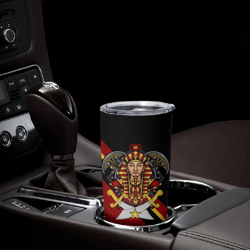 Noble Shriners Tumbler Cup Masonic Egyptian Pharaoh Scimitar Emblem