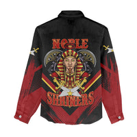 Noble Shriners Women Casual Shirt Masonic Egyptian Pharaoh Scimitar Emblem