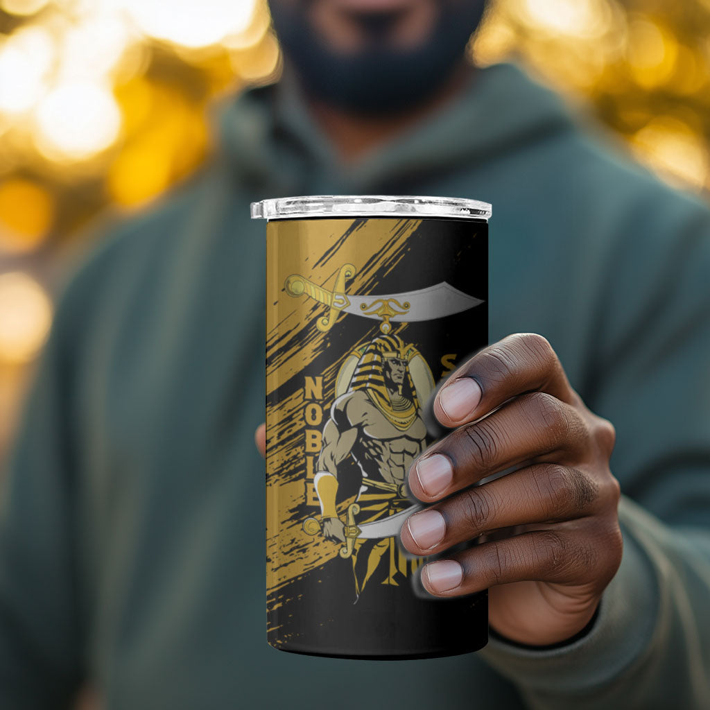 Noble Shriners 4 in 1 Can Cooler Tumbler Egyptian Pharaoh Warrior - Scimitar Sword
