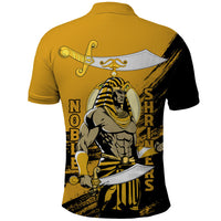 Noble Shriners Polo Shirt Egyptian Pharaoh Warrior - Scimitar Sword
