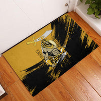 Noble Shriners Rubber Doormat Egyptian Pharaoh Warrior - Scimitar Sword