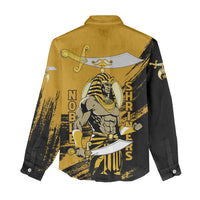 Noble Shriners Women Casual Shirt Egyptian Pharaoh Warrior - Scimitar Sword