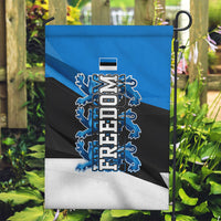 Estonia Flag 1884 Freedom Garden Flag Geometric Lion Crest National Pride