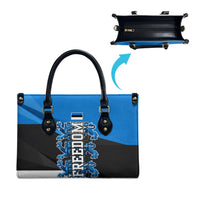 Estonia Flag 1884 Freedom Leather Bag Geometric Lion Crest National Pride