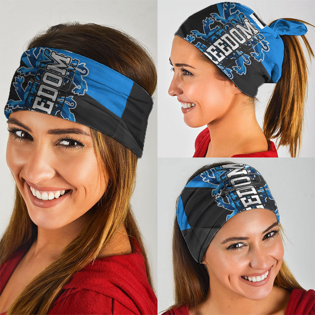 Estonia Flag 1884 Freedom Neck Gaiter Geometric Lion Crest National Pride