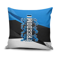 Estonia Flag 1884 Freedom Pillow Cover Geometric Lion Crest National Pride