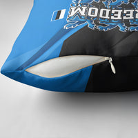 Estonia Flag 1884 Freedom Pillow Cover Geometric Lion Crest National Pride