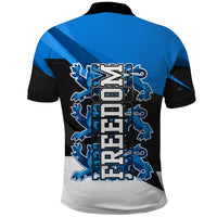 Estonia Flag 1884 Freedom Polo Shirt Geometric Lion Crest National Pride
