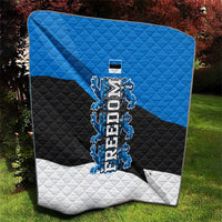 Estonia Flag 1884 Freedom Quilt Geometric Lion Crest National Pride