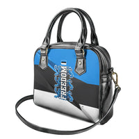 Estonia Flag 1884 Freedom Shoulder Handbag Geometric Lion Crest National Pride