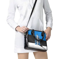 Estonia Flag 1884 Freedom Shoulder Handbag Geometric Lion Crest National Pride