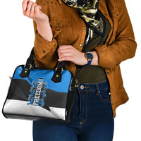 Estonia Flag 1884 Freedom Shoulder Handbag Geometric Lion Crest National Pride