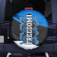 Estonia Flag 1884 Freedom Spare Tire Cover Geometric Lion Crest National Pride