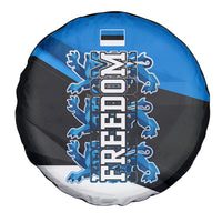 Estonia Flag 1884 Freedom Spare Tire Cover Geometric Lion Crest National Pride
