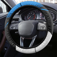 Estonia Flag 1884 Freedom Steering Wheel Cover Geometric Lion Crest National Pride