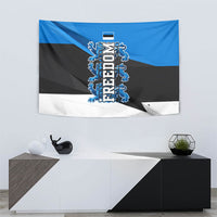 Estonia Flag 1884 Freedom Tapestry Geometric Lion Crest National Pride