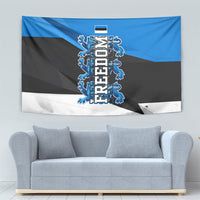 Estonia Flag 1884 Freedom Tapestry Geometric Lion Crest National Pride