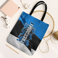 Estonia Flag 1884 Freedom Tote Bag Geometric Lion Crest National Pride