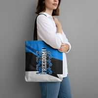 Estonia Flag 1884 Freedom Tote Bag Geometric Lion Crest National Pride