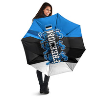 Estonia Flag 1884 Freedom Umbrella Geometric Lion Crest National Pride