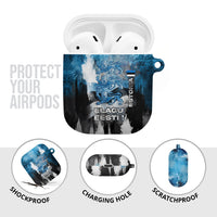 Estonia Elagu Eesti Lions AirPods Case Watercolor Splash Flag Heraldic