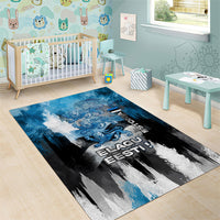 Estonia Elagu Eesti Lions Area Rug Watercolor Splash Flag Heraldic