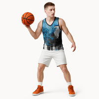 Estonia Elagu Eesti Lions Basketball Jersey Watercolor Splash Flag Heraldic