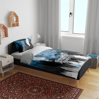 Estonia Elagu Eesti Lions Bedding Set Watercolor Splash Flag Heraldic