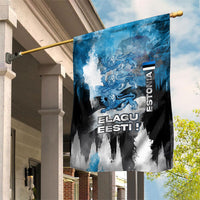 Estonia Elagu Eesti Lions Garden Flag Watercolor Splash Flag Heraldic