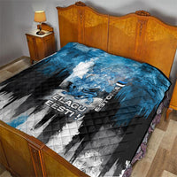 Estonia Elagu Eesti Lions Quilt Watercolor Splash Flag Heraldic