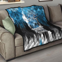 Estonia Elagu Eesti Lions Quilt Watercolor Splash Flag Heraldic