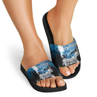 Estonia Elagu Eesti Lions Slide Sandals Watercolor Splash Flag Heraldic