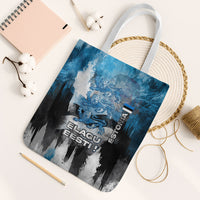 Estonia Elagu Eesti Lions Tote Bag Watercolor Splash Flag Heraldic