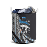 Estonia June 4 1884 Eesti Lipp Laundry Basket Ethnic Traditional Folk Art Flag