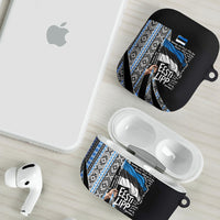 Estonia June 4 1884 Eesti Lipp AirPods Case Ethnic Traditional Folk Art Flag