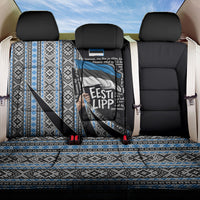 Estonia June 4 1884 Eesti Lipp Back Car Seat Cover Ethnic Traditional Folk Art Flag