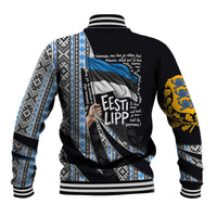 Estonia June 4 1884 Eesti Lipp Baseball Jacket Ethnic Traditional Folk Art Flag