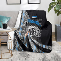 Estonia June 4 1884 Eesti Lipp Blanket Ethnic Traditional Folk Art Flag
