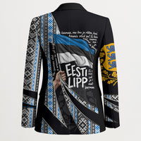 Estonia June 4 1884 Eesti Lipp Blazer Ethnic Traditional Folk Art Flag