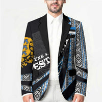 Estonia June 4 1884 Eesti Lipp Blazer Ethnic Traditional Folk Art Flag