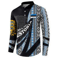 Estonia June 4 1884 Eesti Lipp Button Sweatshirt Ethnic Traditional Folk Art Flag
