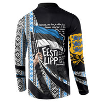 Estonia June 4 1884 Eesti Lipp Button Sweatshirt Ethnic Traditional Folk Art Flag