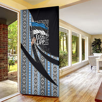Estonia June 4 1884 Eesti Lipp Door Cover Ethnic Traditional Folk Art Flag