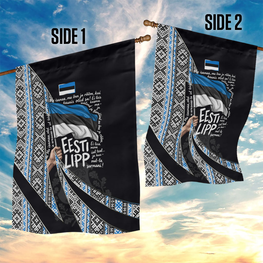Estonia June 4 1884 Eesti Lipp Garden Flag Ethnic Traditional Folk Art Flag