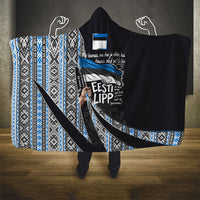 Estonia June 4 1884 Eesti Lipp Hooded Blanket Ethnic Traditional Folk Art Flag